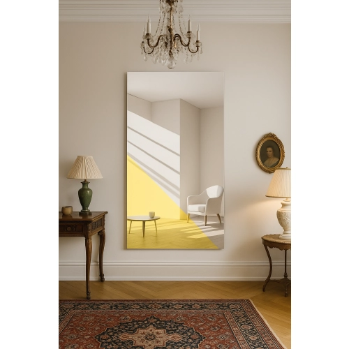 Duże lustro dekoracyjne kolorowa tafla - TORI